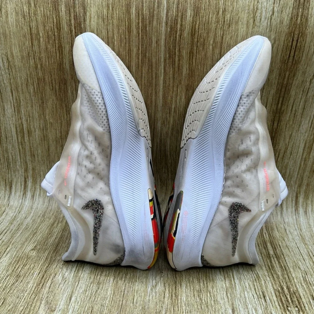 Nike Zoom Fly 3 AW‎ Women's Size 6 White Lava Glow Shoes Sneakers BV7780-100